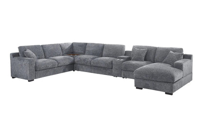 Celine Fabric Corner Sectional Sofa Right Chaise