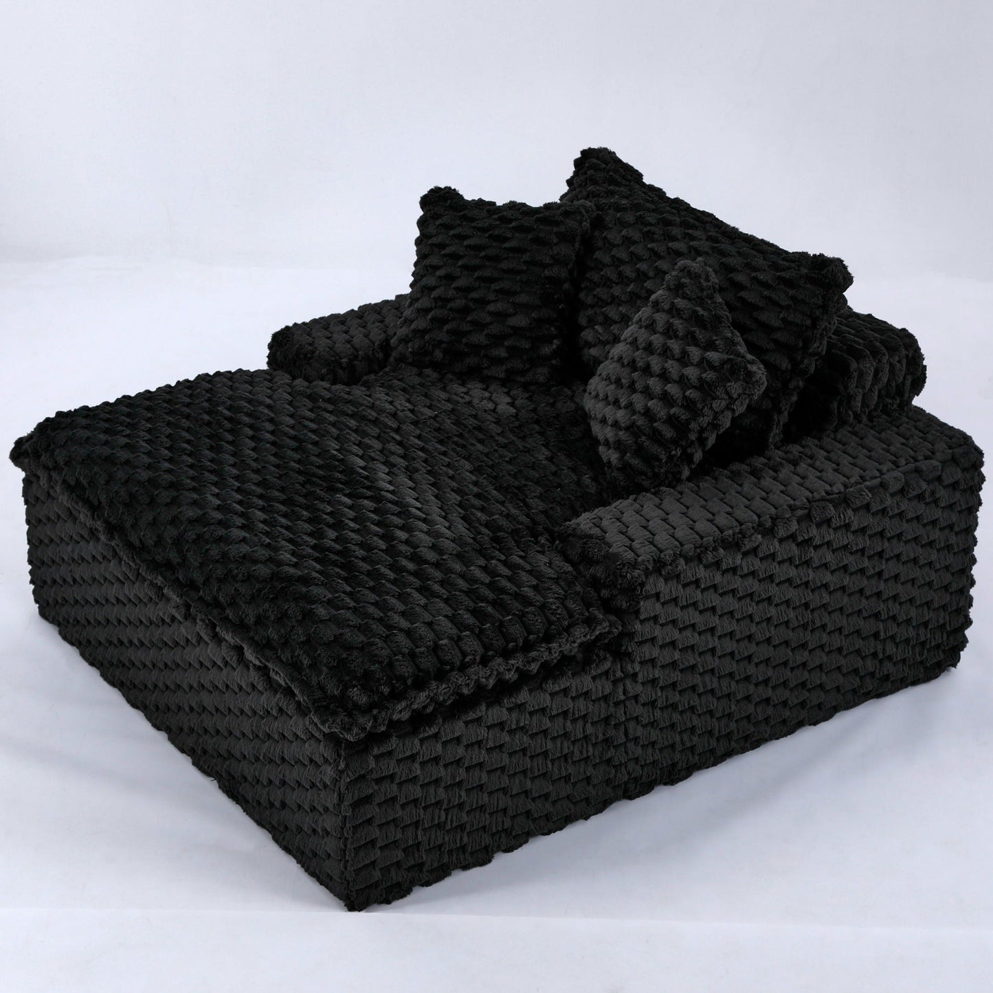 Harbor Luxury Sofa in Turtle Fleece Fabric