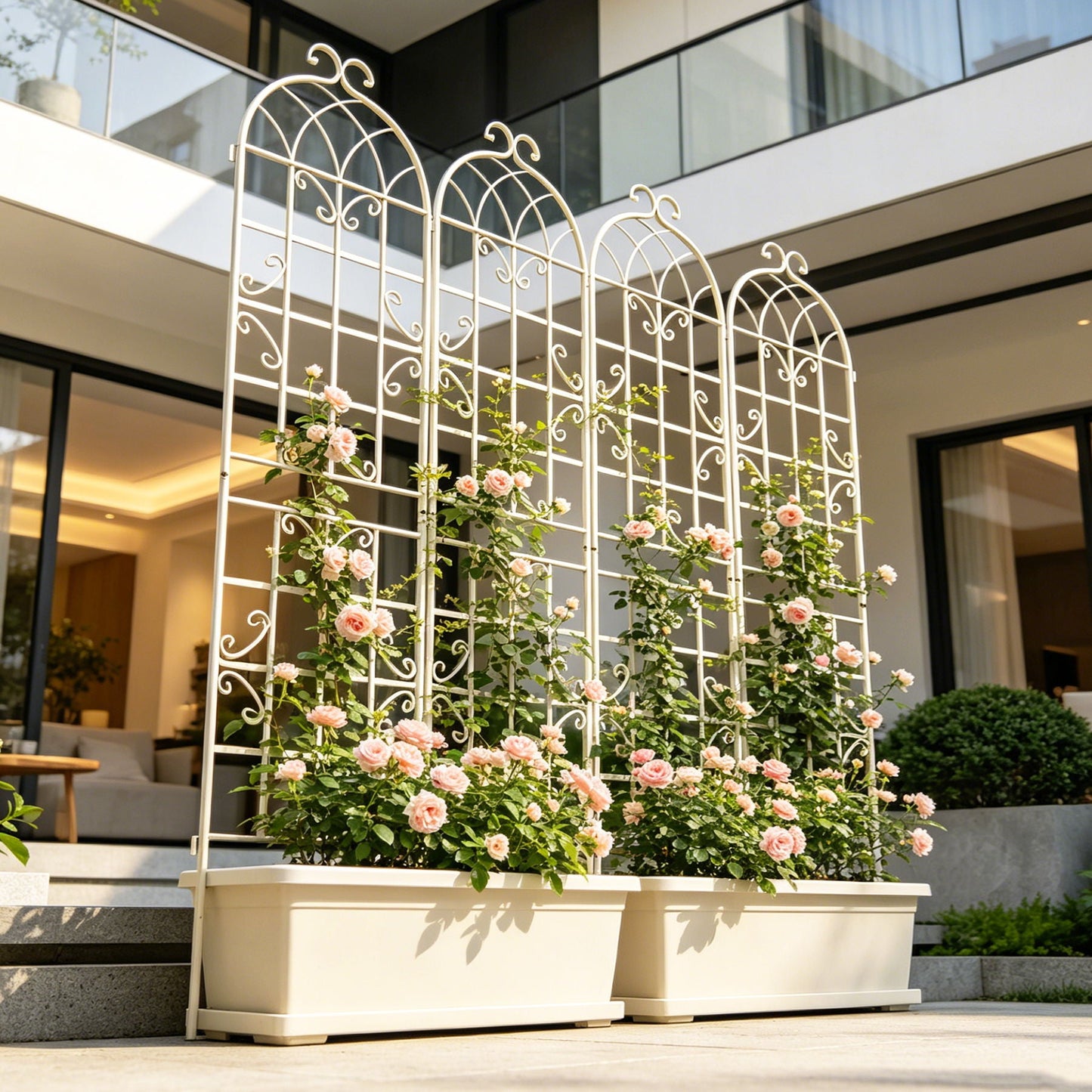 Metal Trellis For Climbing Plants And Vines