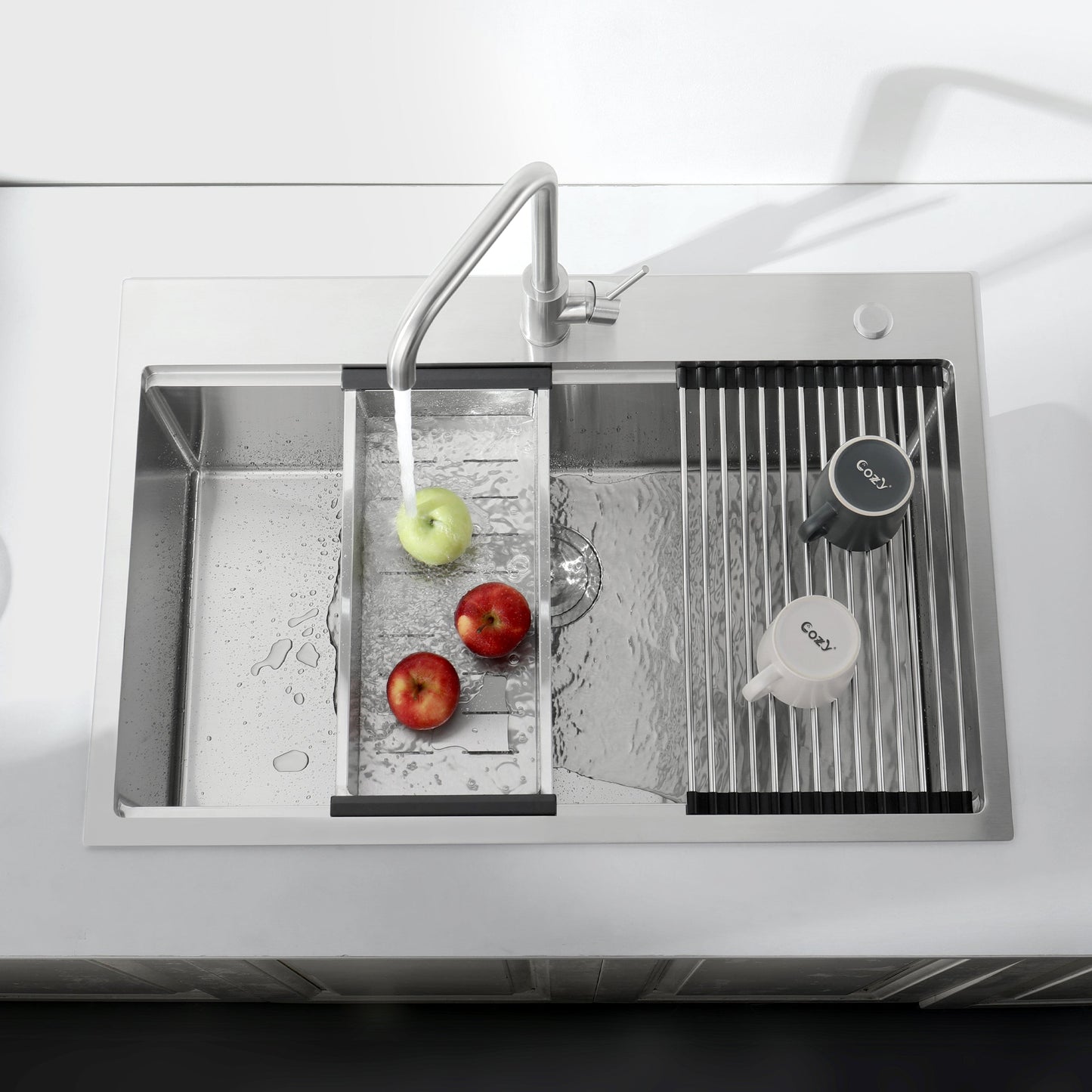 Stainless Steel Kitchen Sink For Overmount