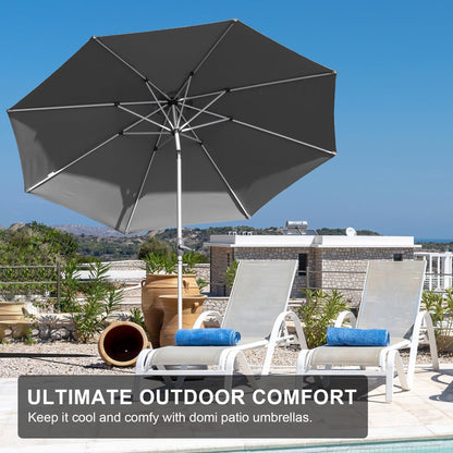 9 Foot Patio Umbrella With Crank And Tilt Option