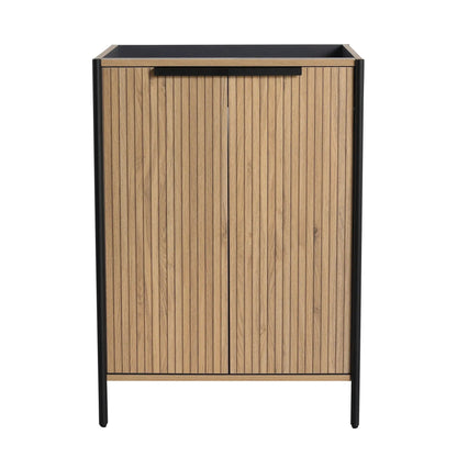 Contemporary Vanity with Adjustable Shelves