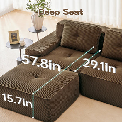 Modern Modular Sofa and Deep Seat Sectional