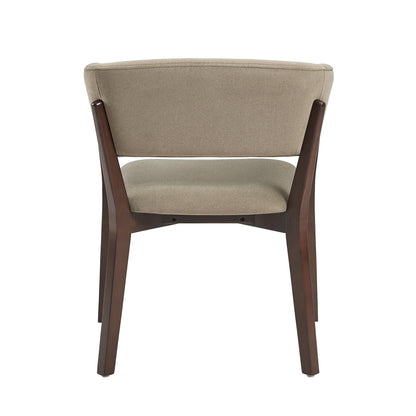 Blake Solid Beech Wood Modern Dining Armchair