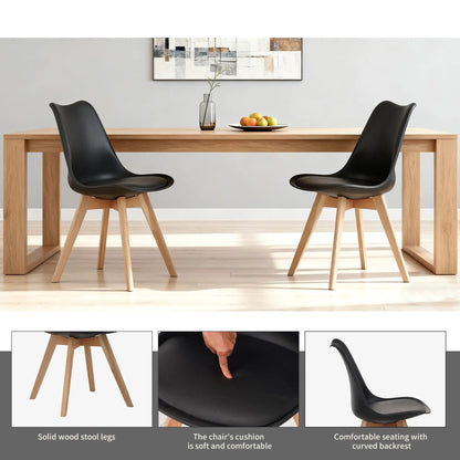 Medieval Dining Chairs Set of Four for Home Use