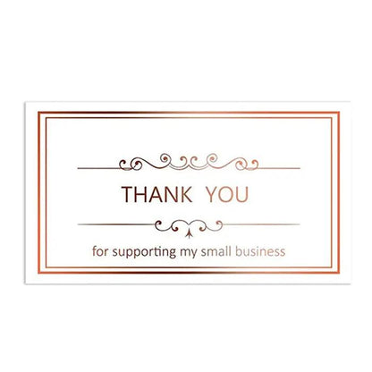 English Holiday Thank You Card for Do It Yourself