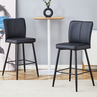 Modern style chair set two chairs by HouseOfZazla with black seats and sleek backrests on Tampa Home & Garden Store