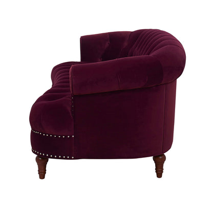 La Rosa Victorian Tufted Chesterfield Sofa