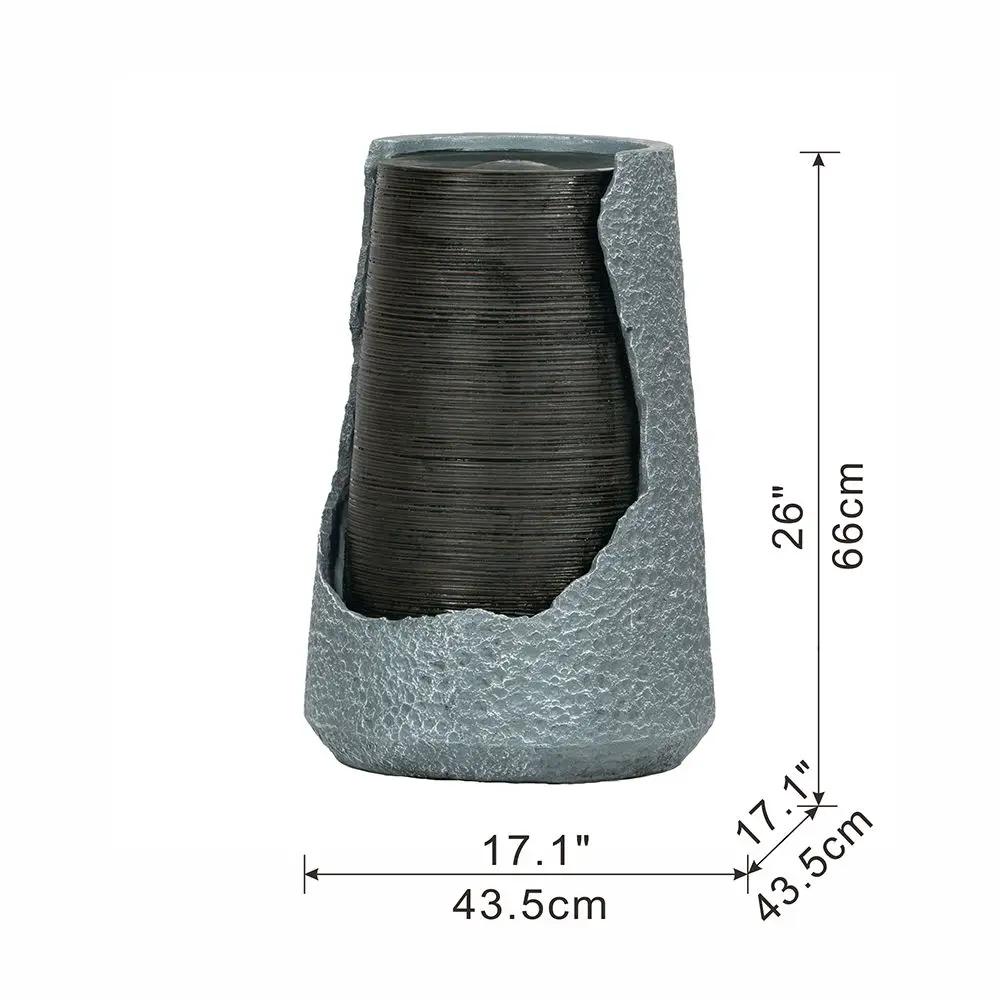 Indoor Outdoor Water Fountain With Broken Urn