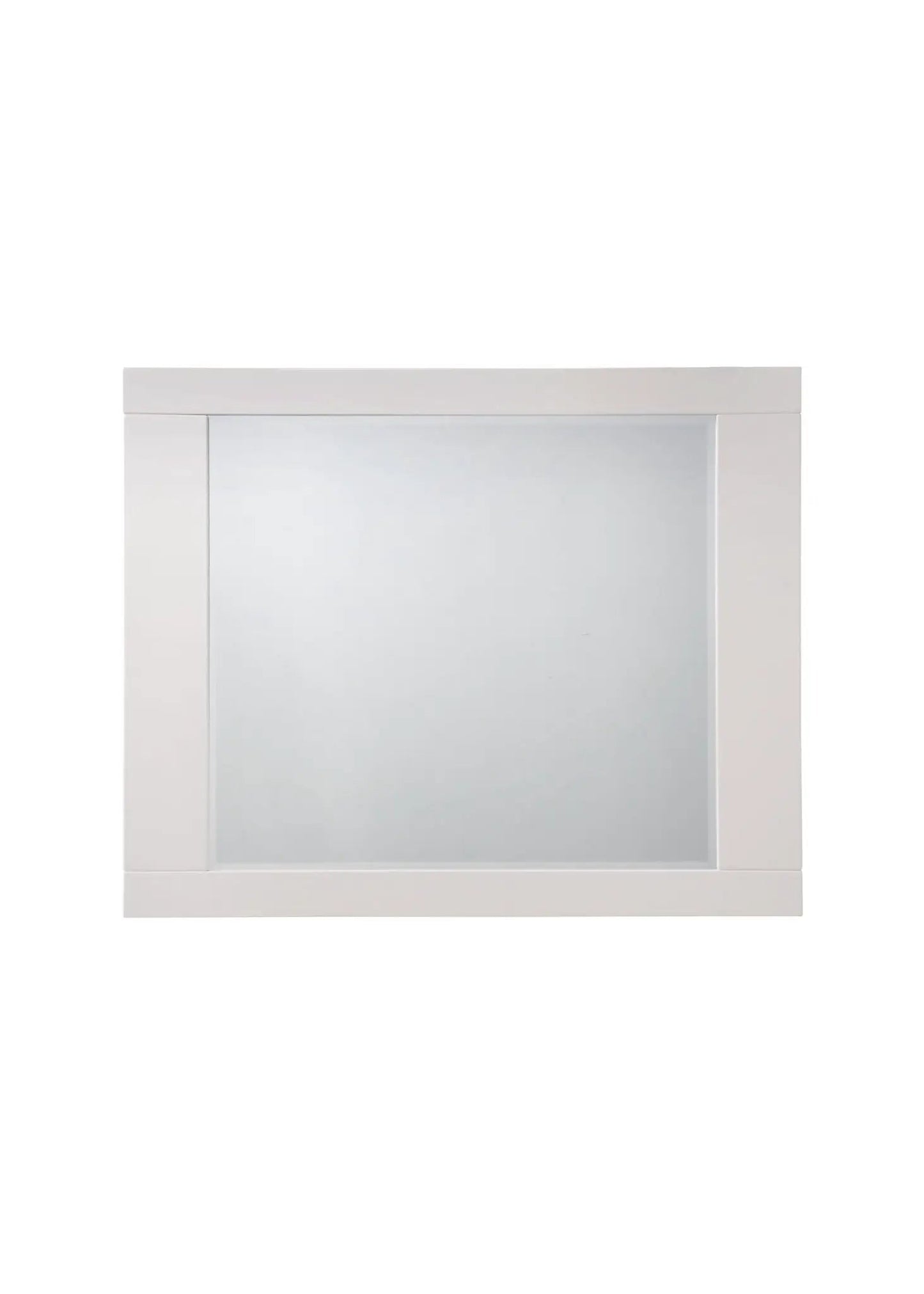 Naima II High Gloss Wall Mirror White Frame