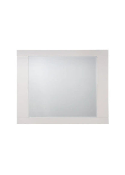 Naima II High Gloss Wall Mirror White Frame