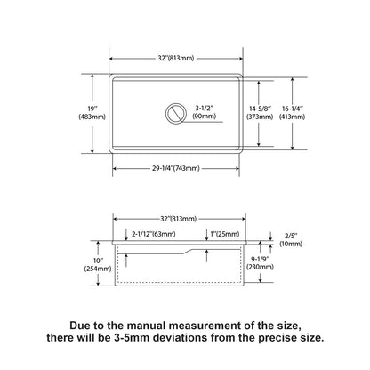 Undermount Workstation and Ceramic Kitchen Sink