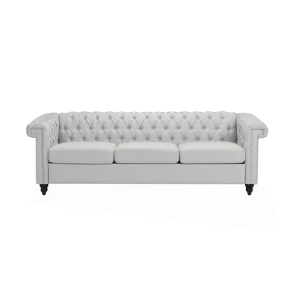 Chesterfield 3 Seater Sofa and Button Tufting