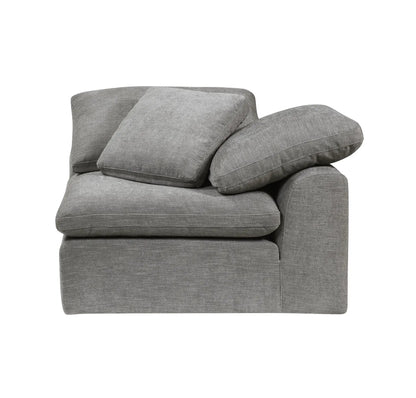 Naveen modular sectional with ottoman gray fabric 2-piece living room set Unique Piece Furniture on Tampa Home & Garden Store