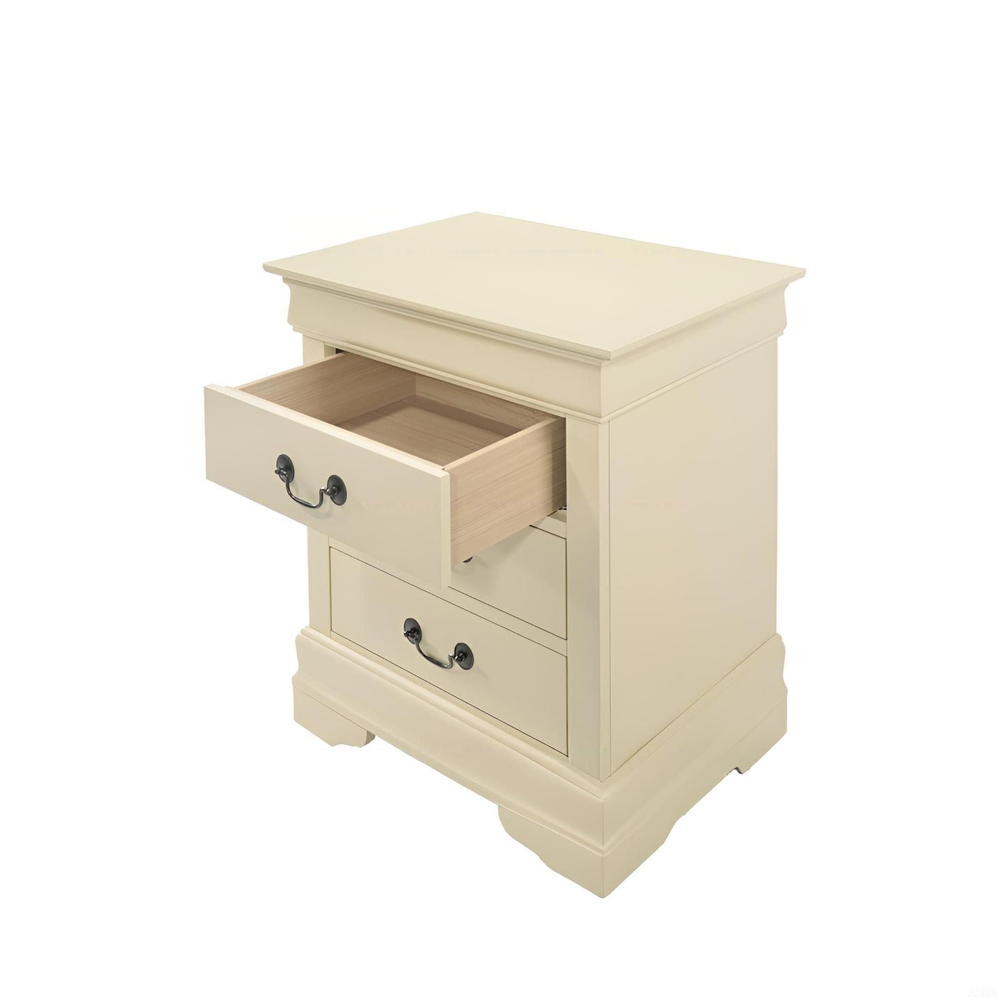 Louis Philippe Nightstand in Wood Veneer