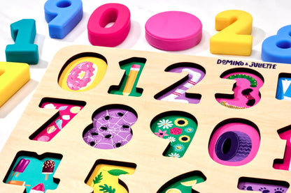 123 Find and Fit Puzzle for Babies and Toddlers