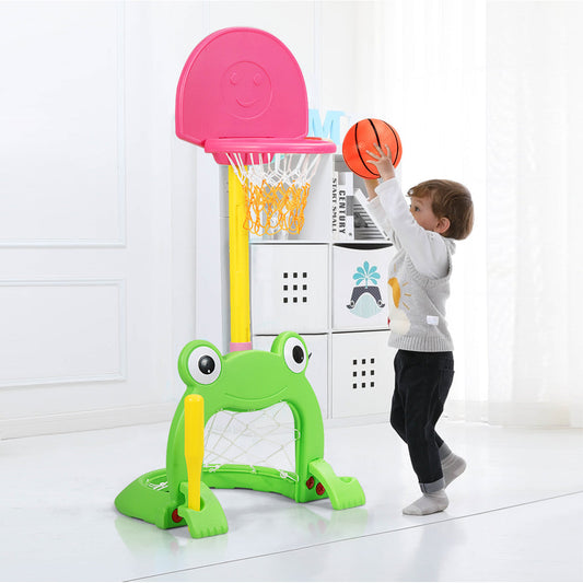 3-in-1 Kids Basketball Hoop Set Stand - Tampa Home & Garden Store