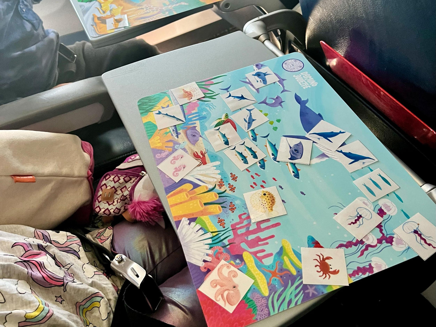 Travel Placemats 4 Pack for Kids Learning Fun