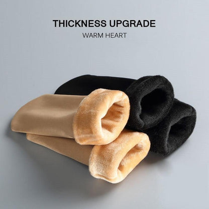 Stevvex 3-pack women's thick thermal crew socks in beige and black with plush lining on Tampa Home & Garden Store