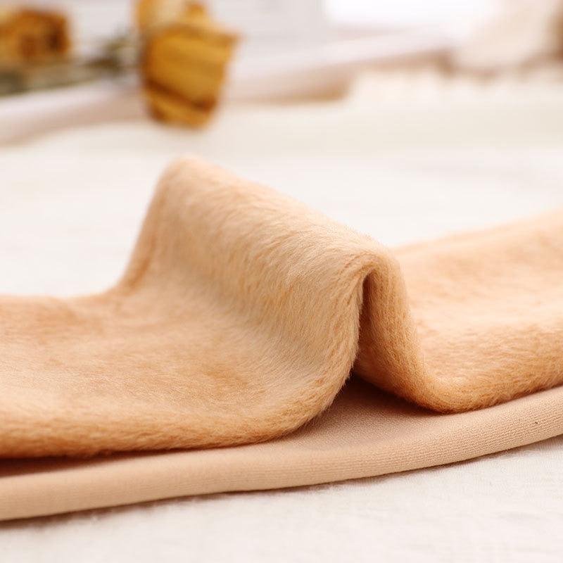 Womens warm thermal crew socks beige plush wool cashmere Stevvex on Tampa Home & Garden Store