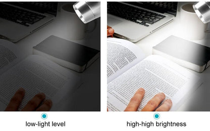 Stevvex 3W dimmable LED wall lamp with metal head over a book; two brightness levels on Tampa Home & Garden Store