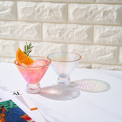 Dulce Martini 8.5 Oz Cocktail Glasses Set of Two