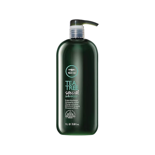 Shampoo Paul Mitchell Tea Tree Special Invigorating 1L with pump in dark green bottle on Tampa Home & Garden Store