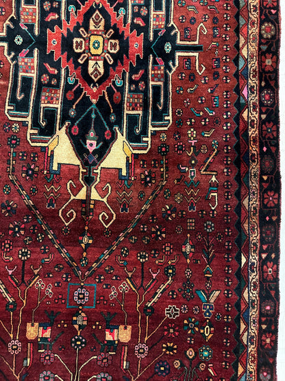 4'2” x 11’4” Hand Knotted Farahan Persian Wool Runner Rug - Tampa Home & Garden Store