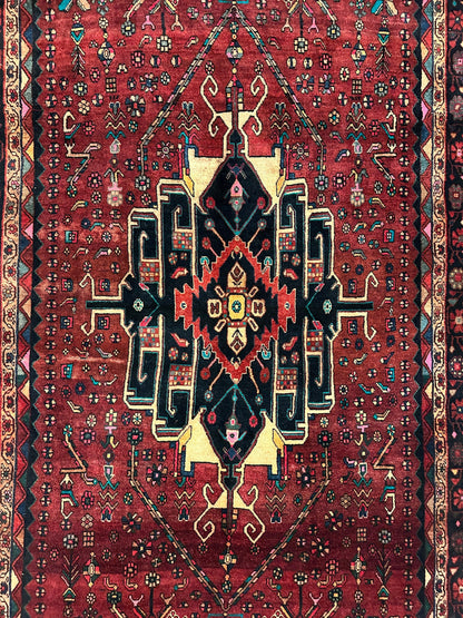 4'2” x 11’4” Hand Knotted Farahan Persian Wool Runner Rug - Tampa Home & Garden Store