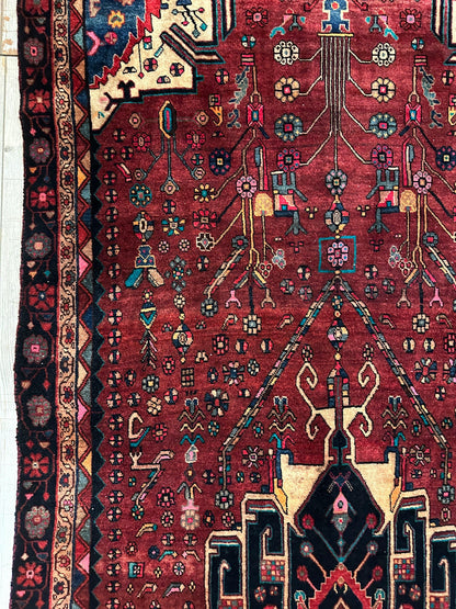 4'2” x 11’4” Hand Knotted Farahan Persian Wool Runner Rug - Tampa Home & Garden Store