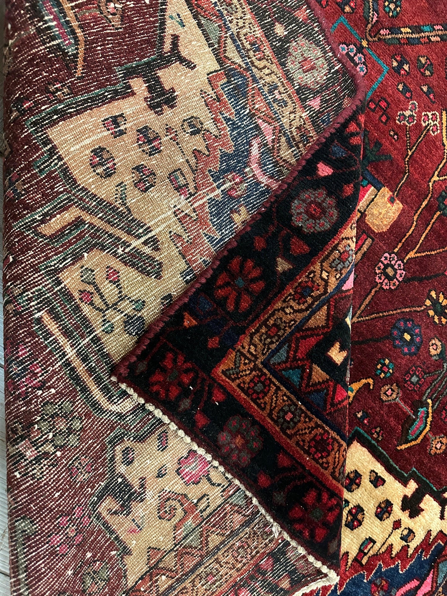 4'2” x 11’4” Hand Knotted Farahan Persian Wool Runner Rug - Tampa Home & Garden Store