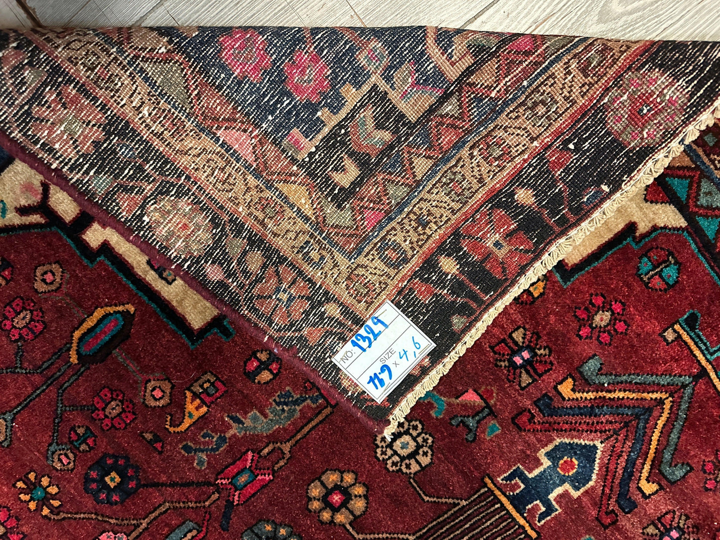 4'2” x 11’4” Hand Knotted Farahan Persian Wool Runner Rug - Tampa Home & Garden Store