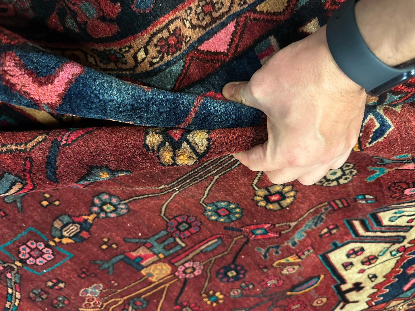 4'2” x 11’4” Hand Knotted Farahan Persian Wool Runner Rug - Tampa Home & Garden Store