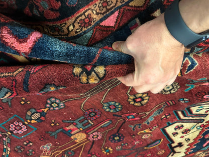 4'2” x 11’4” Hand Knotted Farahan Persian Wool Runner Rug - Tampa Home & Garden Store