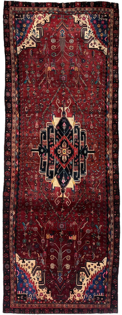 4'2” x 11’4” Hand Knotted Farahan Persian Wool Runner Rug - Tampa Home & Garden Store