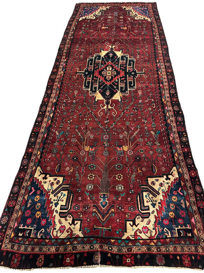 4'2” x 11’4” Hand Knotted Farahan Persian Wool Runner Rug - Tampa Home & Garden Store