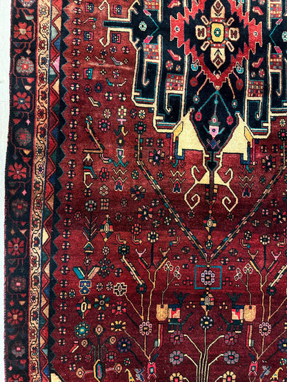 4'2” x 11’4” Hand Knotted Farahan Persian Wool Runner Rug - Tampa Home & Garden Store