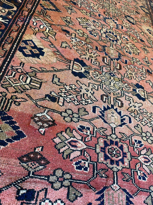 4' 4 x 9' 3 Hand Knotted Ultra Vintage Persian Wool Runner Rug - Tampa Home & Garden Store