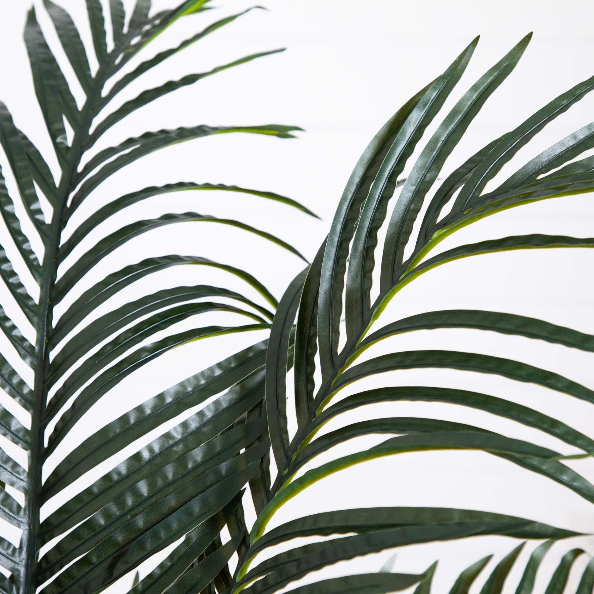 4’ Artificial Double Stalk Golden Cane Palm Tree-  Set of 2 - Tampa Home & Garden Store
