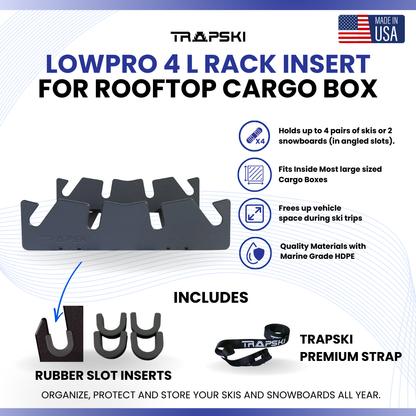 4 L Ski & Snowboard Rack Cargo Insert - Tampa Home & Garden Store