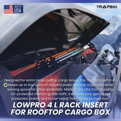 4 L Ski & Snowboard Rack Cargo Insert - Tampa Home & Garden Store