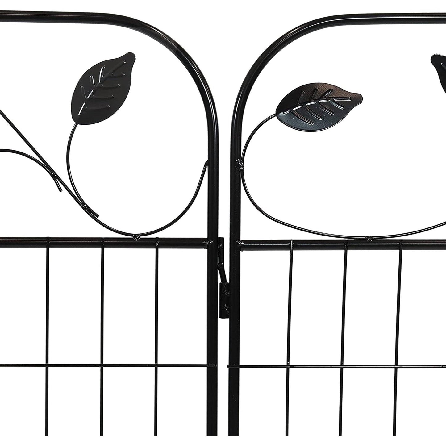 4 Pack Steel Foldable Garden Fence Floral Staked Trellis Panel Animal Barrier - Tampa Home & Garden Store