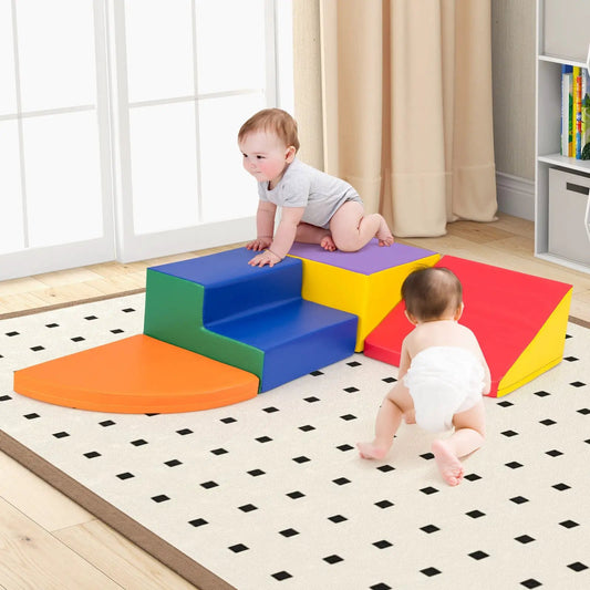 Kids Adirondack Chair DirectDeals all-weather chair in bright playroom with foam blocks on Tampa Home & Garden Store