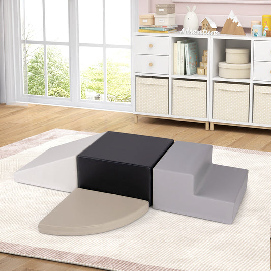 4-Piece Climb and Crawl Foam Block Play Set for Infant Baby - Tampa Home & Garden Store