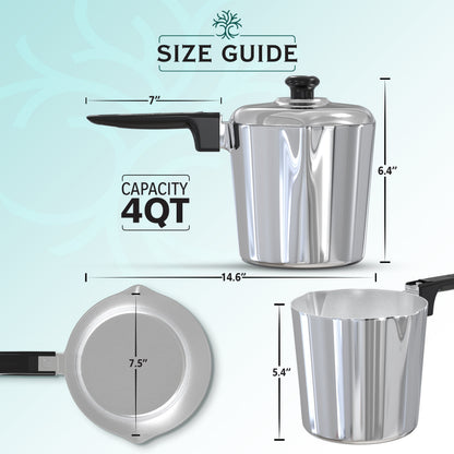4 Quart Sauce Pan with Lid - Tampa Home & Garden Store