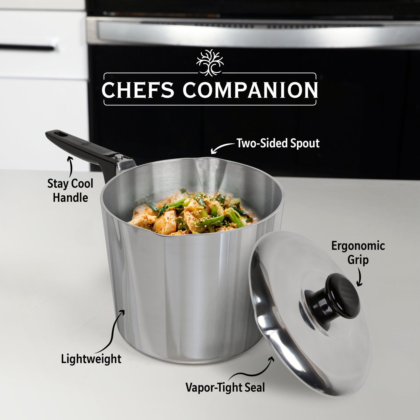 4 Quart Sauce Pan with Lid - Tampa Home & Garden Store