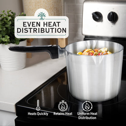 4 Quart Sauce Pan with Lid - Tampa Home & Garden Store