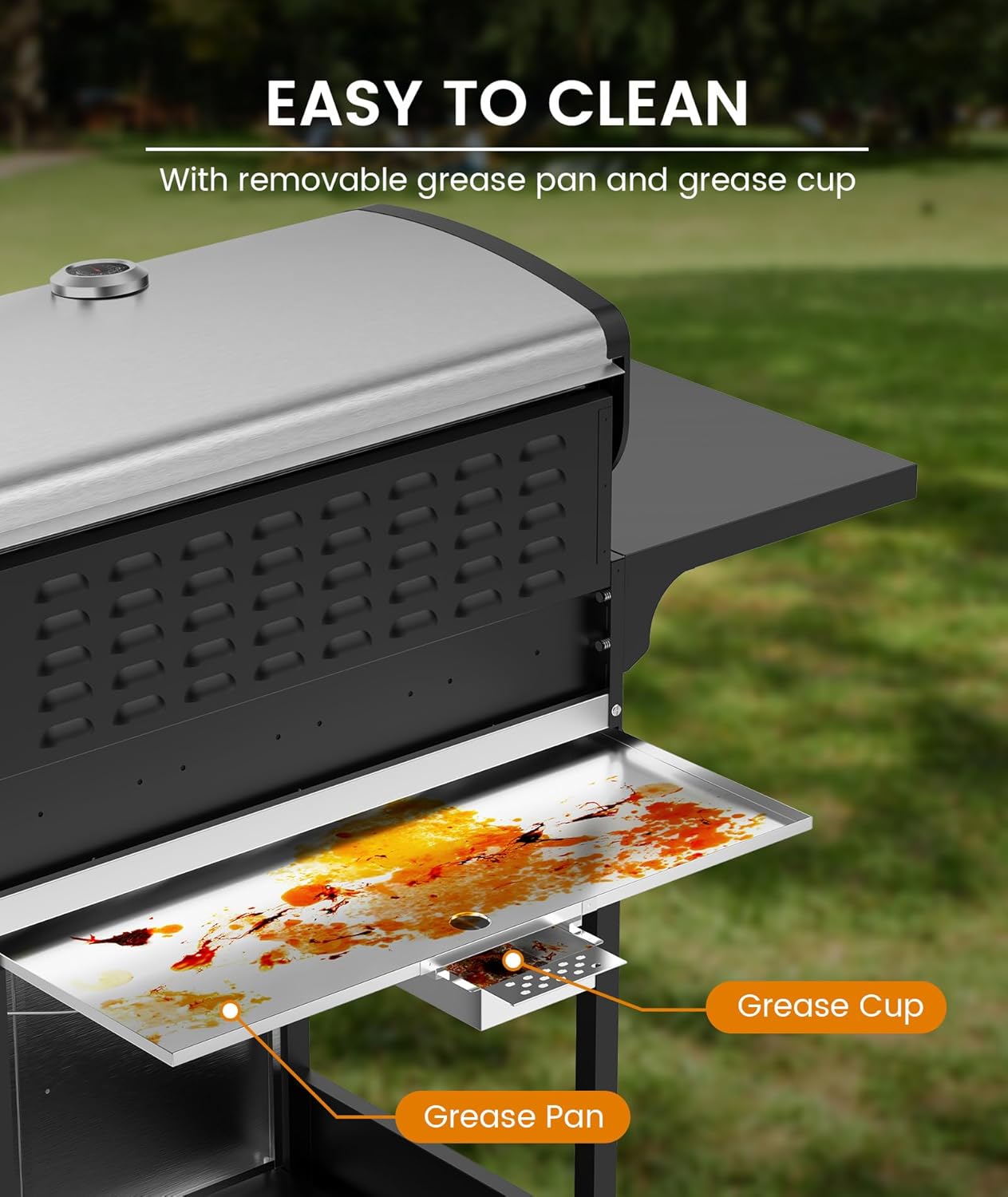 Parrillas de gas propano de 3 y 4 quemadores con quemadores laterales para cocinar al aire libre, barbacoas, patios y campamentos. 