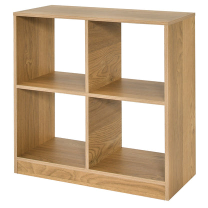 4-Cube Kids Bookcase with Open Shelves
