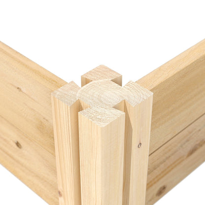 4 ft x 4 ft Pine Wood Raised Garden Bed - Made in USA - Tampa Home & Garden Store